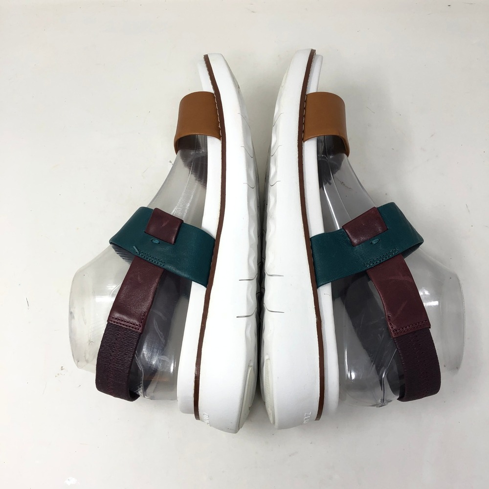 Cole Haan Womens 9 Zerogrand Sandals Global Band Multicolor Leather Strappy Flat - Picture 5 of 9